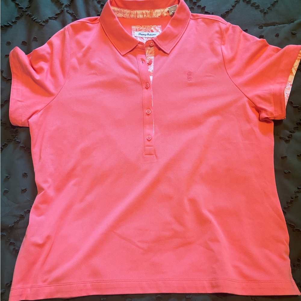 Tommy Bahama Vibrant Pink Polo